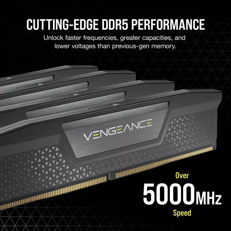 CORSAIR Memory 32GB (2x16gb) DDR5 Dram 6400mt/s CL36 Memory Kit Vengeance - Must