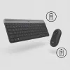 Logitech MK470 juhtmeta klaviatuur+hiir, grafiit, hiir kaasas, QWERTY US, USB