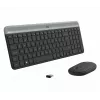 Logitech MK470 juhtmeta klaviatuur+hiir, grafiit, hiir kaasas, QWERTY US, USB