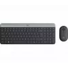 Logitech MK470 juhtmeta klaviatuur+hiir, grafiit, hiir kaasas, QWERTY US, USB