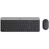 Logitech MK470 juhtmeta klaviatuur+hiir, grafiit, hiir kaasas, QWERTY US, USB