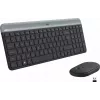 Logitech MK470 juhtmeta klaviatuur+hiir, grafiit, hiir kaasas, QWERTY US, USB