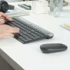 Logitech MK470 juhtmeta klaviatuur+hiir, grafiit, hiir kaasas, QWERTY US, USB