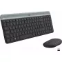 Logitech MK470 juhtmeta klaviatuur+hiir, grafiit, hiir kaasas, QWERTY US, USB
