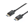 Equip DisplayPort 2.1 kaabel, 1,0 m, 16K/60Hz, 40 Gbps, 1 m, DisplayPort, DisplayPort, isane, isane, 15360 x 8640 pikslit