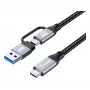 Equip 128432 USB-kaabel USB 3.2 Gen 2x2 2 m USB A/USB C USB C Must