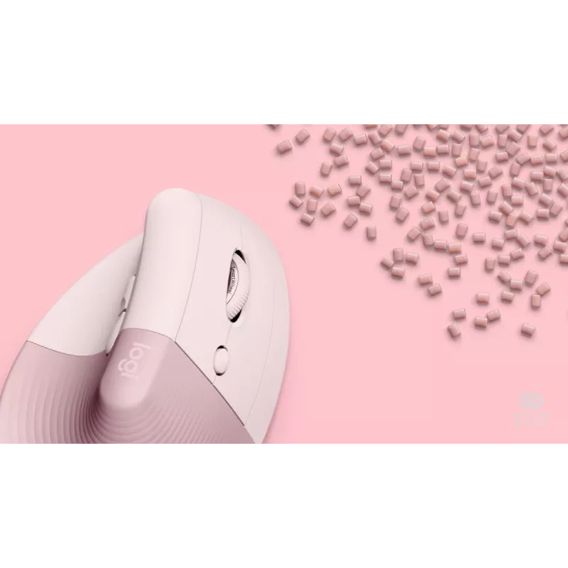 LOGITECH Lift parema käe juhtmevaba hiir roos / tumeroos