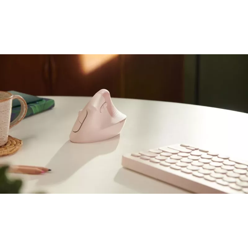 LOGITECH Lift parema käe juhtmevaba hiir roos / tumeroos