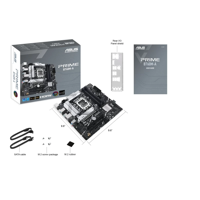 Emaplaat ASUS PRIME B760M-A-CSM Intel B760 LGA 1700 micro ATX