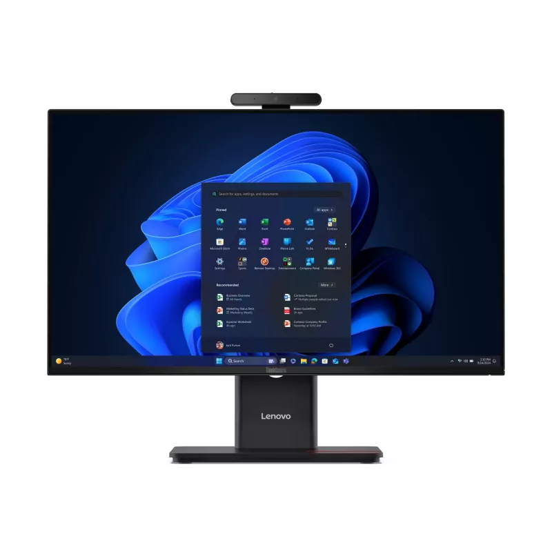 All-in-One PC Lenovo ThinkCentre M70a Gen 6 — Intel Core Ultra 5 235T, 23,8 tolli FHD IPS, 16 GB DDR5, 512 GB SSD, Windows 11 Pro, Wi‑Fi 6E, must
