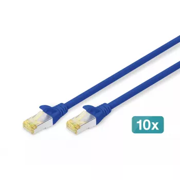 Võrgukaabel Digitus CAT 6A S/FTP RJ-45 3 m sinine