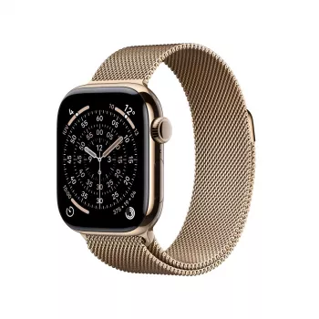 APPLE Watch Series 11 GPS + Cellular 42mm kuldne titaanist korpus kuldse Milanese silmusega