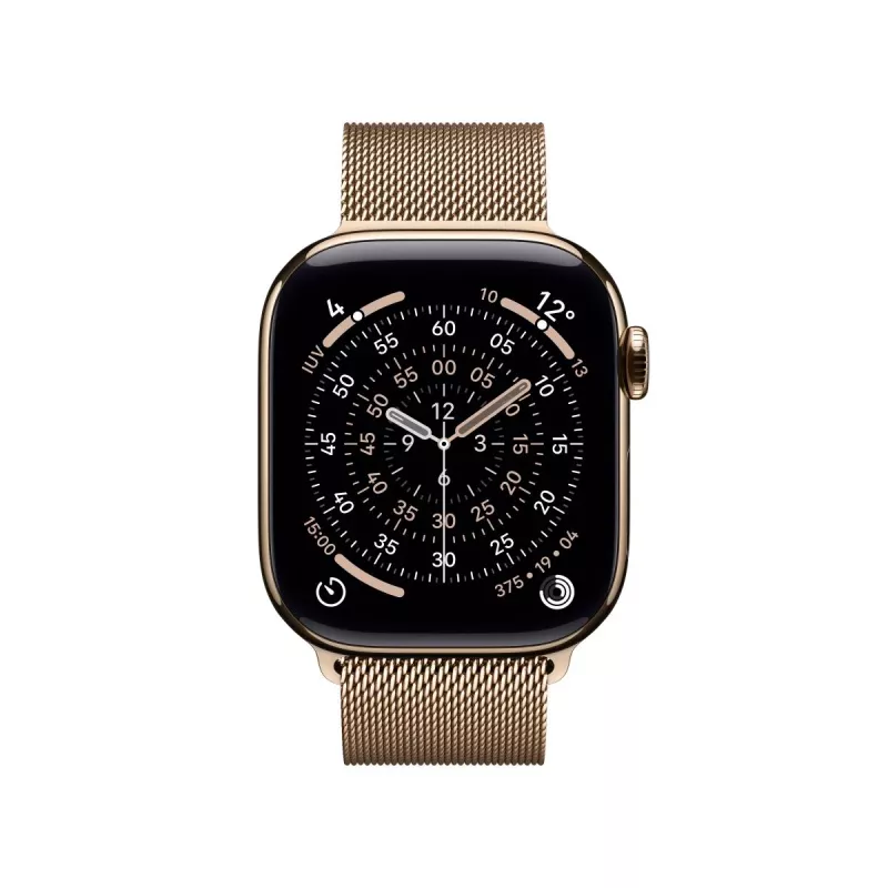 APPLE Watch Series 11 GPS + Cellular 42mm kuldne titaanist korpus kuldse Milanese silmusega