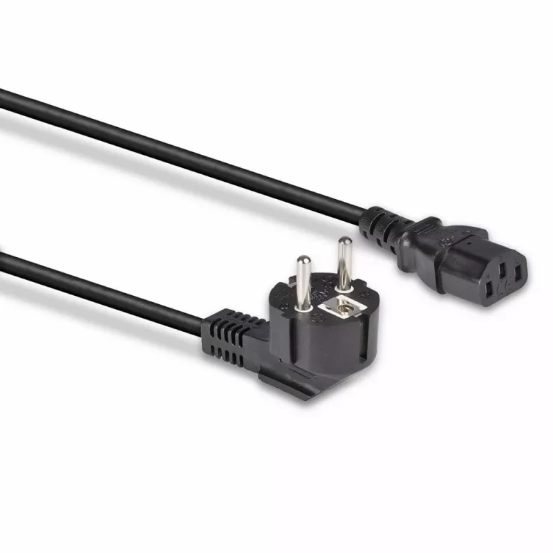 Lindy 3m Schuko 2 kontaktiga pistik IEC C13 toitekaablisse, must, 3 m, CEE7/7, C13 pistikupesa
