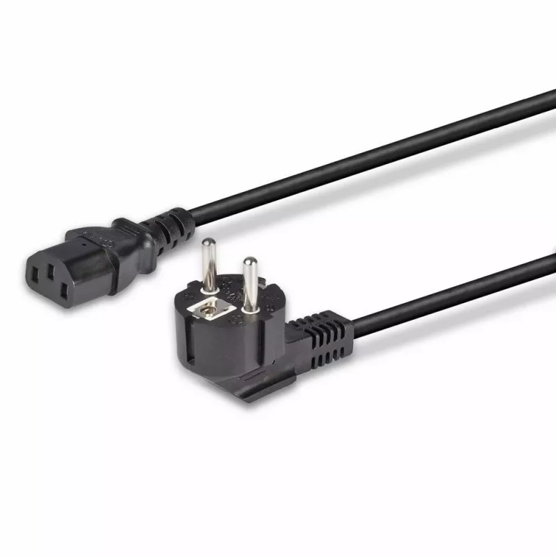 Lindy 3m Schuko 2 kontaktiga pistik IEC C13 toitekaablisse, must, 3 m, CEE7/7, C13 pistikupesa