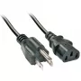 Lindy 2m US 3 Pin to C13 võrgukaabel, 2 m, C13 pistikupesa
