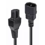 Lindy 2m IEC C14 to IEC C15 'Hot Condition' toitekaabel, must