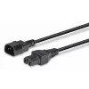 Lindy 2m IEC C14 to IEC C15 'Hot Condition' toitekaabel, must