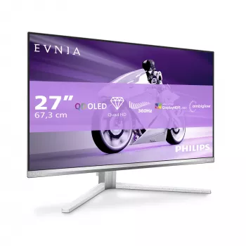 Philips Evnia 8000 27M2N8500/00 arvutimonitor 67,3 cm (26,5 tolli) 2560 x 1440 pikslit Quad HD QD-OLED Valge