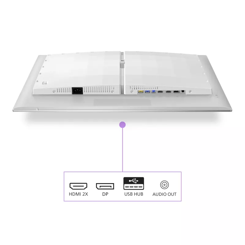 Philips Evnia 8000 27M2N8500/00 arvutimonitor 67,3 cm (26,5 tolli) 2560 x 1440 pikslit Quad HD QD-OLED Valge