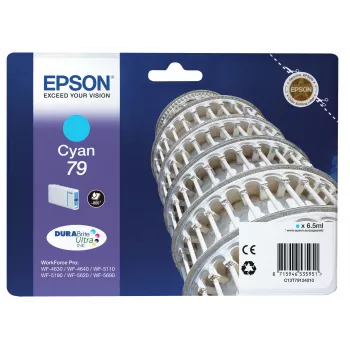 Epson Tower of Pisa Singlepack tsüaan 79 DURABrite Ultra Ink, Standard Yield, tsüaan, 1 tk