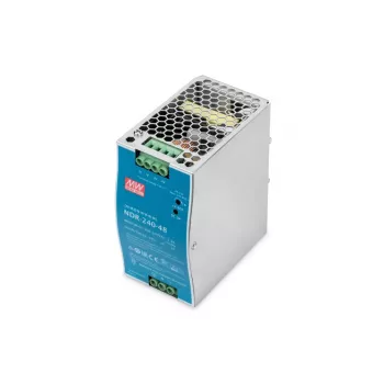DIGITUS tööstuslik toiteplokk 48V DC, 240W AC-DC, metallkorpus, DIN-liistule paigaldatav