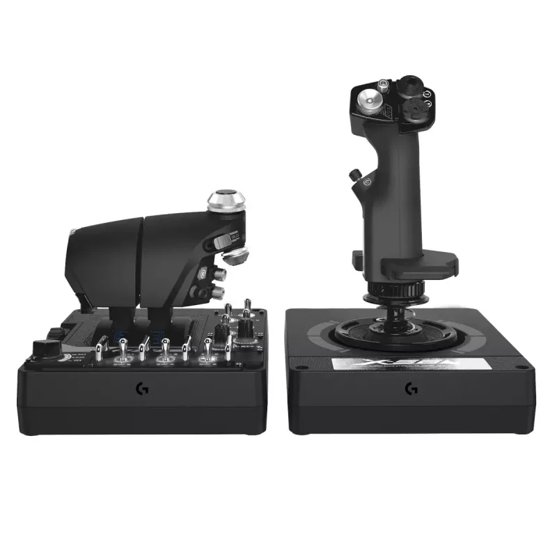 Lennusimulaatori kontroller Logitech G G X56 HOTAS RGB gaasihoob ja juhtkepp