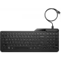 HP 405 Multi-Device tagantvalgustatud juhtmega klaviatuur, täissuuruses (100%), juhtmega, USB, membraan, QWERTY, must