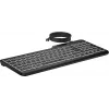 HP 405 Multi-Device tagantvalgustatud juhtmega klaviatuur, täissuuruses (100%), juhtmega, USB, membraan, QWERTY, must