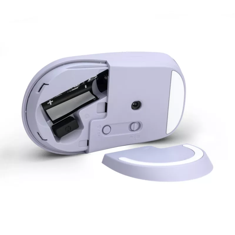 HP 400 vaikne lilla juhtmevaba hiir, kahekäeline, RF-juhtmevaba + Bluetooth, 6000 DPI, lilla
