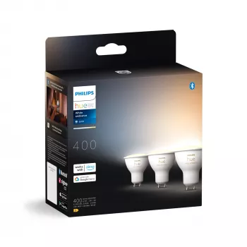 Philips Hue Valge ambience GU10 – nutikas prožektor – (3 tk komplekt)