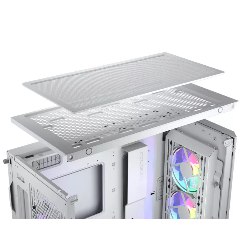 COUGAR Midi Tower korpus Duoface Pro ARGB, valge, Midi Tower, arvuti, valge, ATX, EATX, micro ATX, Mini-ITX, SSI CEB, metall, nailon, karastatud klaas, Multi