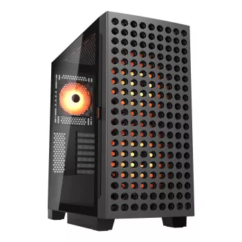 COUGAR Midi Tower korpus, Airface ECO, ARGB, must