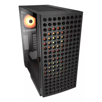 COUGAR Midi Tower korpus, Airface ECO, ARGB, must