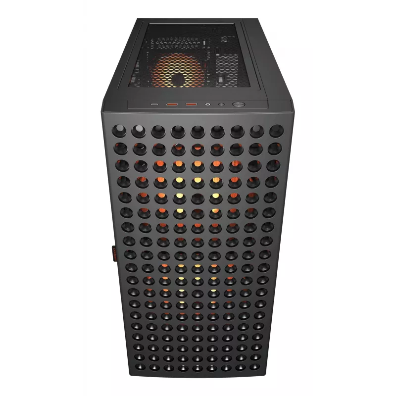 COUGAR Midi Tower korpus, Airface ECO, ARGB, must