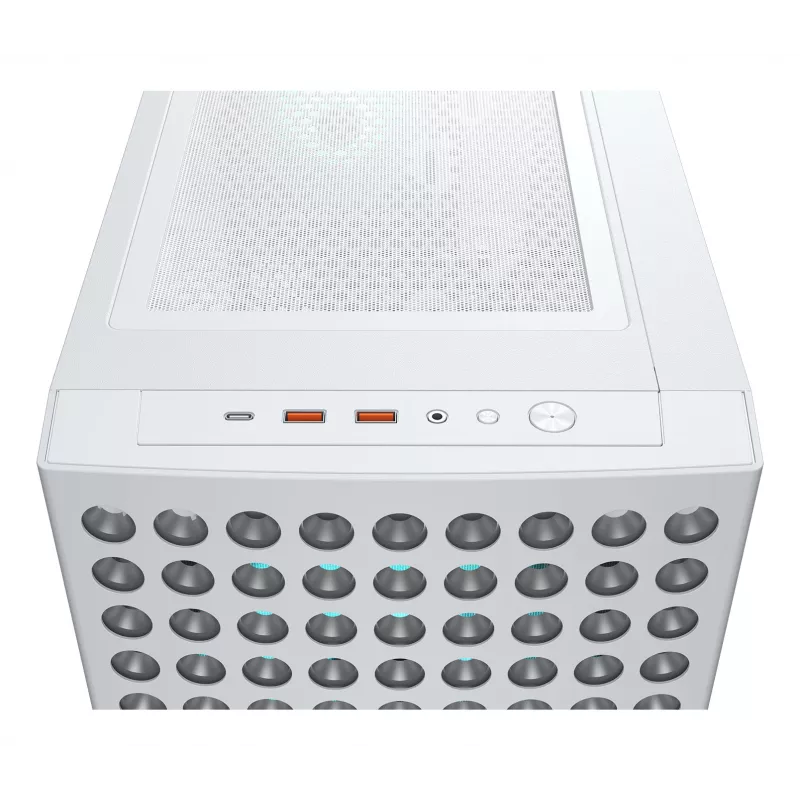 COUGAR Midi Tower korpus, Airface ECO, ARGB, Valge