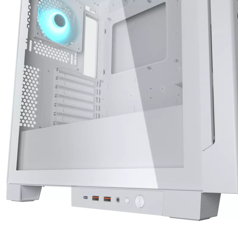 COUGAR Midi Tower korpus, Airface ECO, ARGB, Valge