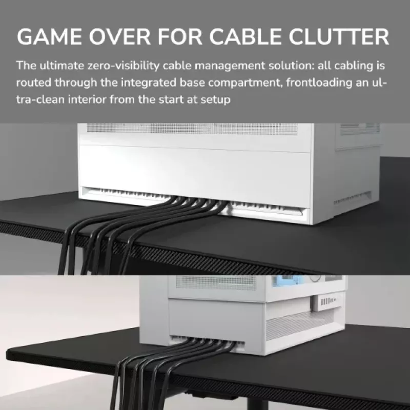 COUGAR Midi Tower korpus OmnyX, ARGB, must