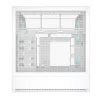 COUGAR Midi Tower korpus OmnyX, ARGB, valge