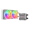 COUGAR CPU vesijahutus Poseidon Ultra 240, ARGB, Valge, All-in-one vedelikjahuti, 12 cm, 500 RPM, 2200 RPM, Valge