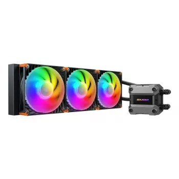 COUGAR CPU vesijahutus Poseidon Ultra 360, ARGB, must, All-in-one vedelikjahuti, 12 cm, 500 RPM, 2200 RPM, must