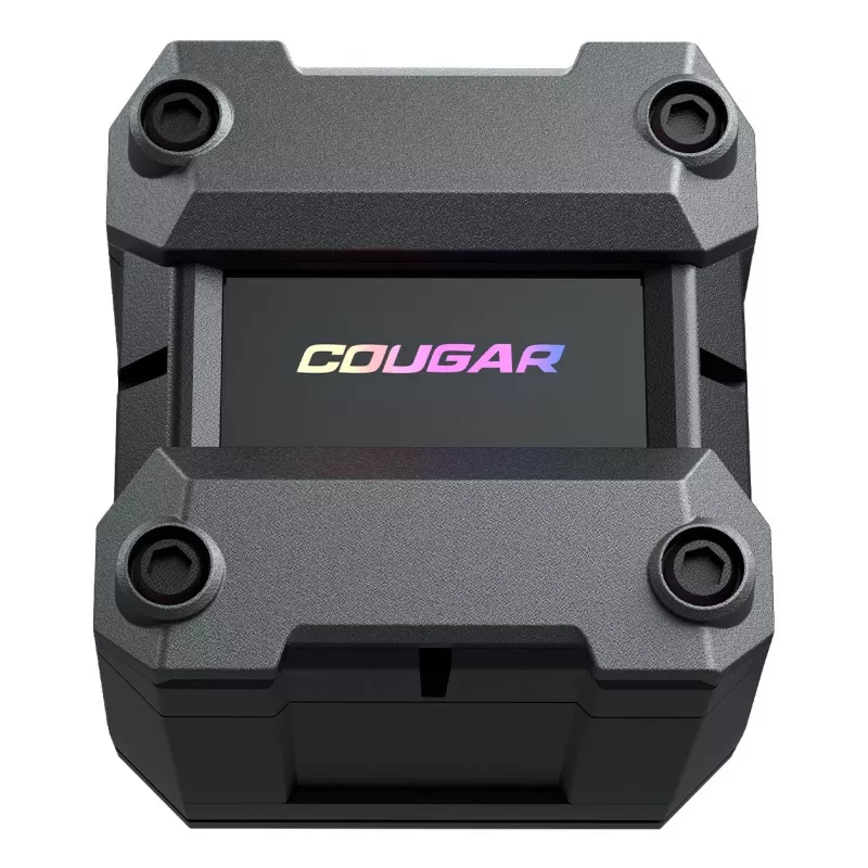 COUGAR CPU vesijahutus Poseidon Ultra 360, ARGB, must, All-in-one vedelikjahuti, 12 cm, 500 RPM, 2200 RPM, must