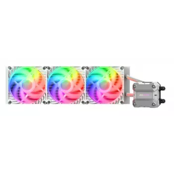 COUGAR CPU vesijahutus Poseidon Ultra 360, ARGB, Valge, All-in-one vedelikjahuti, 12 cm, 500 RPM, 2200 RPM, Valge