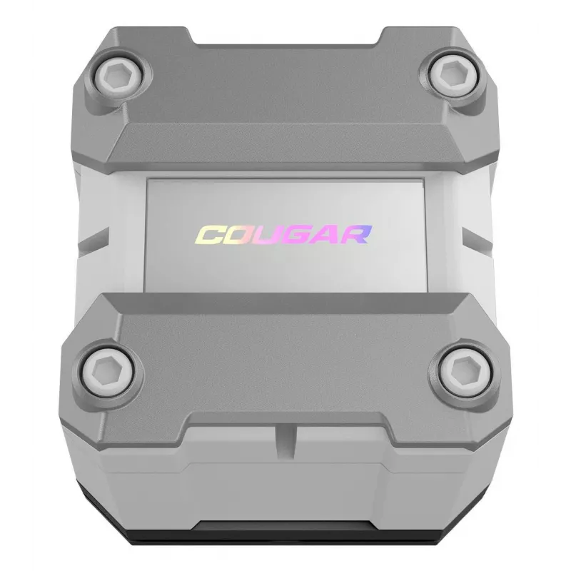 COUGAR CPU vesijahutus Poseidon Ultra 360, ARGB, Valge, All-in-one vedelikjahuti, 12 cm, 500 RPM, 2200 RPM, Valge