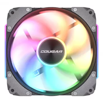 COUGAR korpusventilaator Apolar 120 ARGB, must (3 tk pakis)