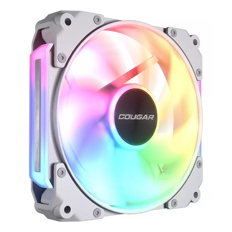 COUGAR Apolar 120 ARGB korpusventilaator, valge (3 pakis), ventilaator, 12 cm, valge
