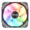 COUGAR korpuse ventilaator Apolar 120 ARGB, Reverse Blade, must, Ventilaatorimoodul, Must, 3-pin + 4-pin, 1 ventilaator(it), 75,38 cfm, 37,1 dB