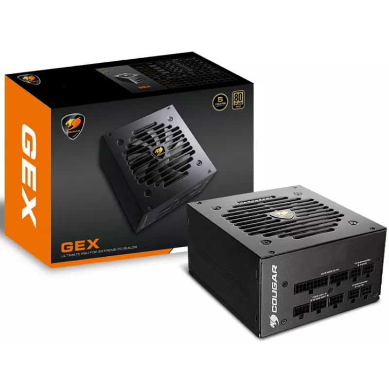 COUGAR toiteplokk GEX 750W ATX3.0 / 80 Plus Gold / Modulaarne