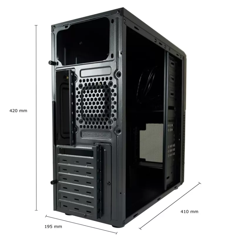 Arvuti korpus LC-Power LC-7041B-ON Midi Tower Must