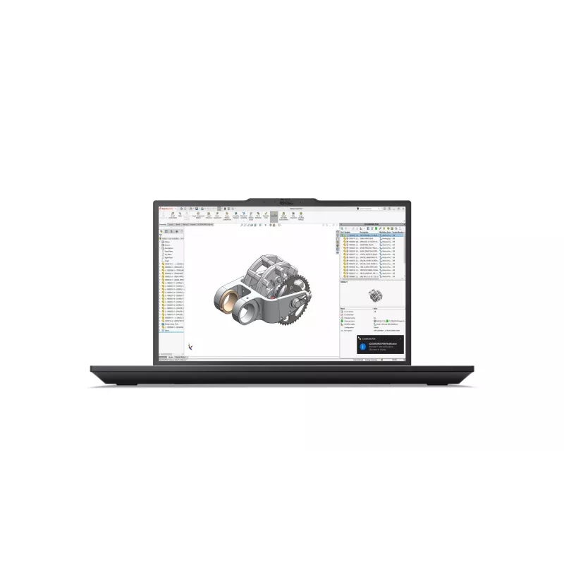 Lenovo ThinkPad P16v Gen 3 (Intel) Intel Core Ultra 9 285H Mobiilne tööjaam 40,6 cm (16 tolli) WUXGA 64 GB DDR5-SDRAM 1 TB SSD NVIDIA RTX PRO 2000 Blackwell Wi-Fi 7 (802.11be) Windows 11 Pro Saksa Must